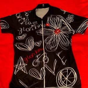 Giordana Cycling jersey logo LOVE MY BIKE, xl made in Italy